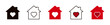 © Pavlo - House with heart icon vector. EPS 10