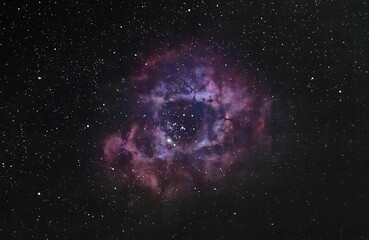 Wall Mural - rosette nebula ngc 2237 deep sky object photography wallpaper