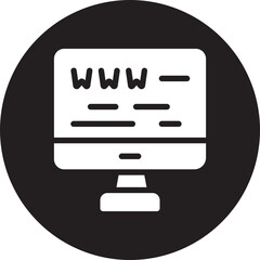website glyph icon