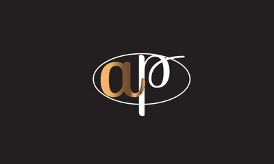 AP, PA , A , P , Abstract Letters Logo Monogram