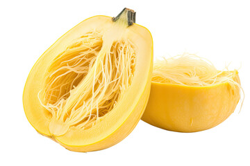 Wall Mural - spaghetti squash isolated on transparent background made with generative ai