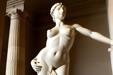 Aphrodite Of Melos Venus De Milo Statue In Louvre Paris