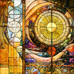 Wall Mural - The Meditations on Art Glass