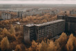 abandoned apartments in chernobyl cinematic Generative AI