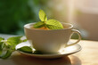 Cup of Peppermint tea. 