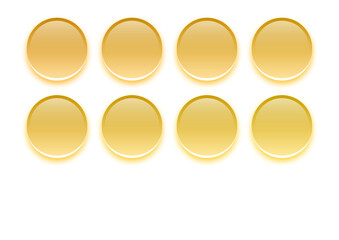 3d aqua buttons