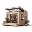 © InputUX - Beautifully designed tiny home, compact and efficient living space, showcasing minimalist aesthetics and innovative solutions for a sustainable lifestyle, generative ai