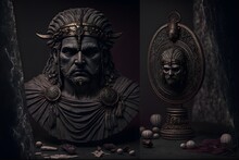 Ancient Rome Artifacts Real Photo Real Face Real Eyes No Watermark Hyperreal Photography Cinematic Shot Epic Composition Award Winning Photography Incredibly Detailed Sharpen Professional Lighting 