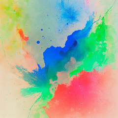 Wall Mural - abstract watercolor background