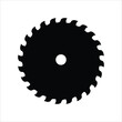 © Elchin - Industrial saw vector icon. Saw flat sign design. Saw symbol pictogram. UX UI icon