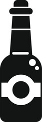 Sticker - Healthy soy sauce icon simple vector. Japanese food. Cook food