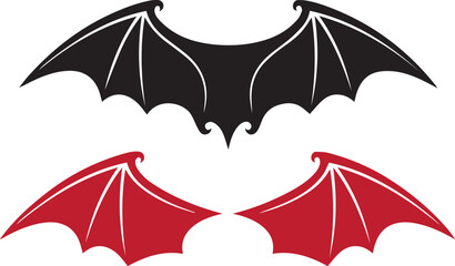 Poster - vector bat animal drawing