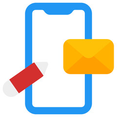 Poster - mail flat icon