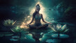 © CEVmemories - lotus yin femininity meditation - by generative ai