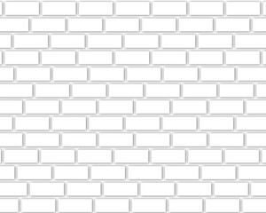  White Brick Wall Textured Background