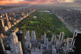 Fototapeta Nowy Jork - Aerial view of the Central park in Manhattan, New York.
