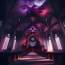 Catholic Church Nebula Interior Design Designed By Lynda Benglis And Bernard Tschumi Spacecore Space Galaxy Cosmo Astro Gothic Cybernoir Asrid Roel 