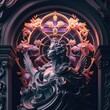 © Carlos - An angel bust in a classical decoration