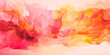 abstract background with a watercolor effect in shades of pink and orange. Generative AI
