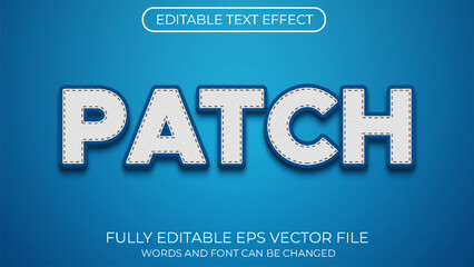 patch editable text effect. editable text style effect