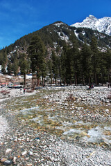 Sticker - Nature of Kalam valley in Himalayas, Pakistan