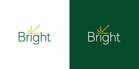Modern and professional bright logo design