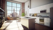 © icehawk33 - Modern Culinary Haven: Kitchen with Open Floor Plan, Generative AI