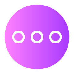 ellipsis gradient icon