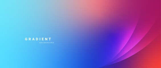 Abstract blurred color gradient background vector	
