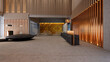 © murattellioglu - 3d render of luxury reception lobby
