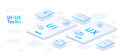 Wall Mural - ui and ux toolkit