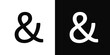 & Ampersand sign, AND symbol, & button