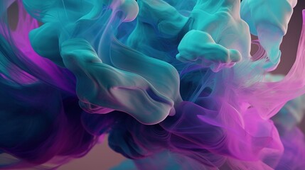 Wall Mural - abstract watercolor background ai generated