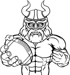 Wall Mural - Viking American Football Sports Mascot