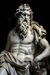  God Zeus. The king of the gods and the ruler of mount Olympus, the god of the sky and thunder. Generative AI