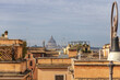 St. Peter's Basilica in distance, Rome, Italy