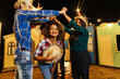 © kleberpicui - Festa Junina in Brazil. Group of friends dancing the Brazilian square dance.