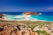 Krajobraz morski. Wyspa grecka, laguna Balos, Kreta