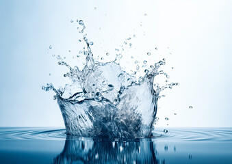  water splash background. Generative AI.
