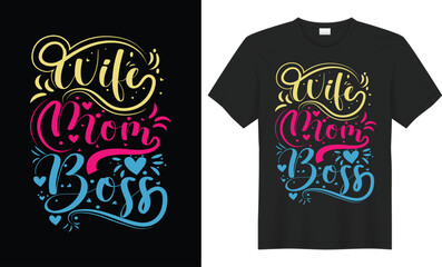  Mom t-shirt design Mother day t-shirts design, for Hand drawn lettering phrase. Modern calligraphy t shirt design. best selling typography creative custom Women's Day t shirt design. mom t shirt 