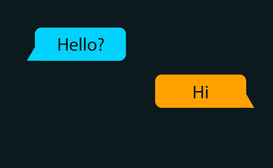 message chat between 2 people in gay application