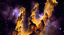 Eagle Nebula Star-forming Cosmic Pillars Wallpaper