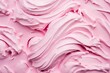 vibrant pink icing texture up close. Generative AI