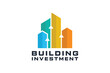 © Royin - Property investment logo, successful building property logo, building logo with arrows