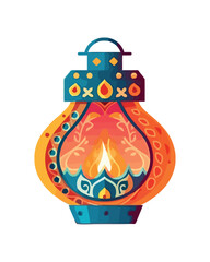 Poster - decorates lantern for Hindu celebration