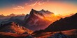 © Array - Sunset over the Majestic Mountains