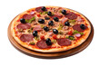 © Stock Photo Zone - Delicious Elastic Pepperoni Pizza Isolated on Transparent Background - High-Quality PNG for Versatile Use, elastic pepperoni pizza, food, pizza, italian food, isolated, transparent background, png,