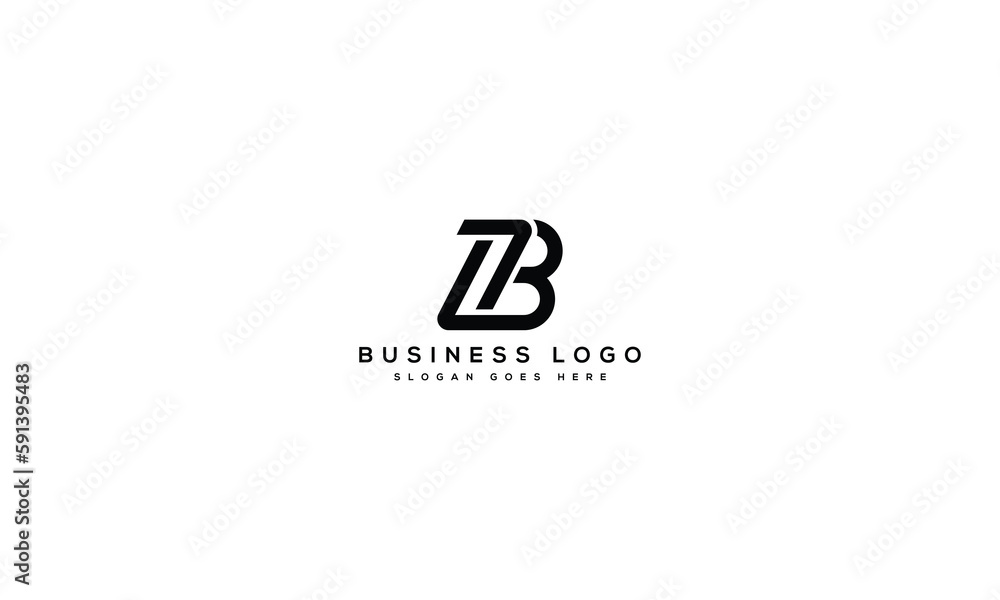 7B letter mark abstract vector logo design template design. Modern 7B ...