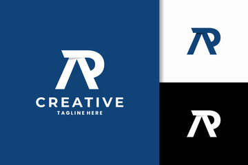 Wall Mural - A and P logo design icon