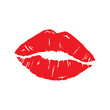 © Denys - Woman lips vector icon. kiss illustration sign. love symbol. romance logo.